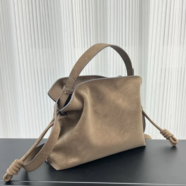 Bottega Veneta The Pouch Taupe Leather Hobo Bag - 9