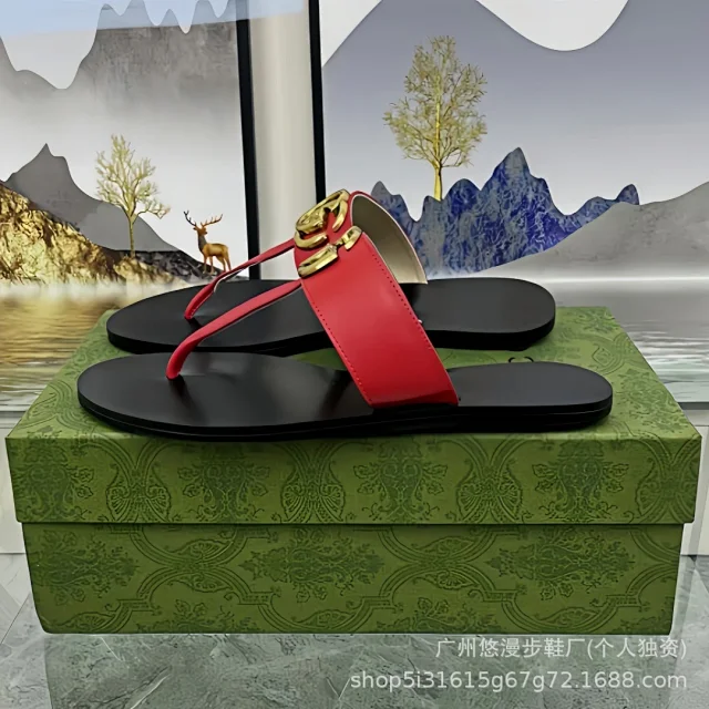 Gucci Sandals Double G buckle thong product detail image 10