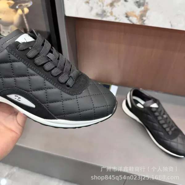Dior B23 Quilted Leather Sneakers Black/White - 16