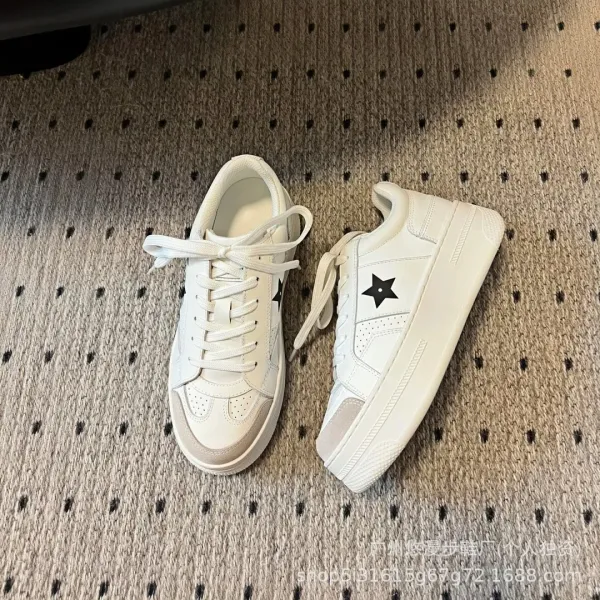 Converse Chuck Taylor All Star Platform Star White Navy Sneakers - 2