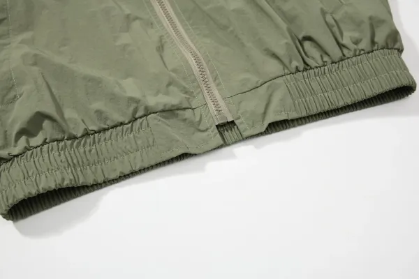 aeae Windbreaker Jacket Army Green Outerwear - 34