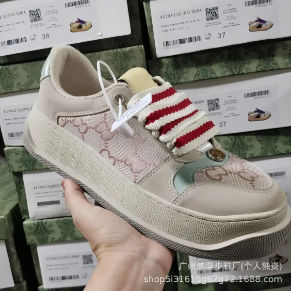 Gucci Rhyton Striped Web Sneakers Multicolor - 14