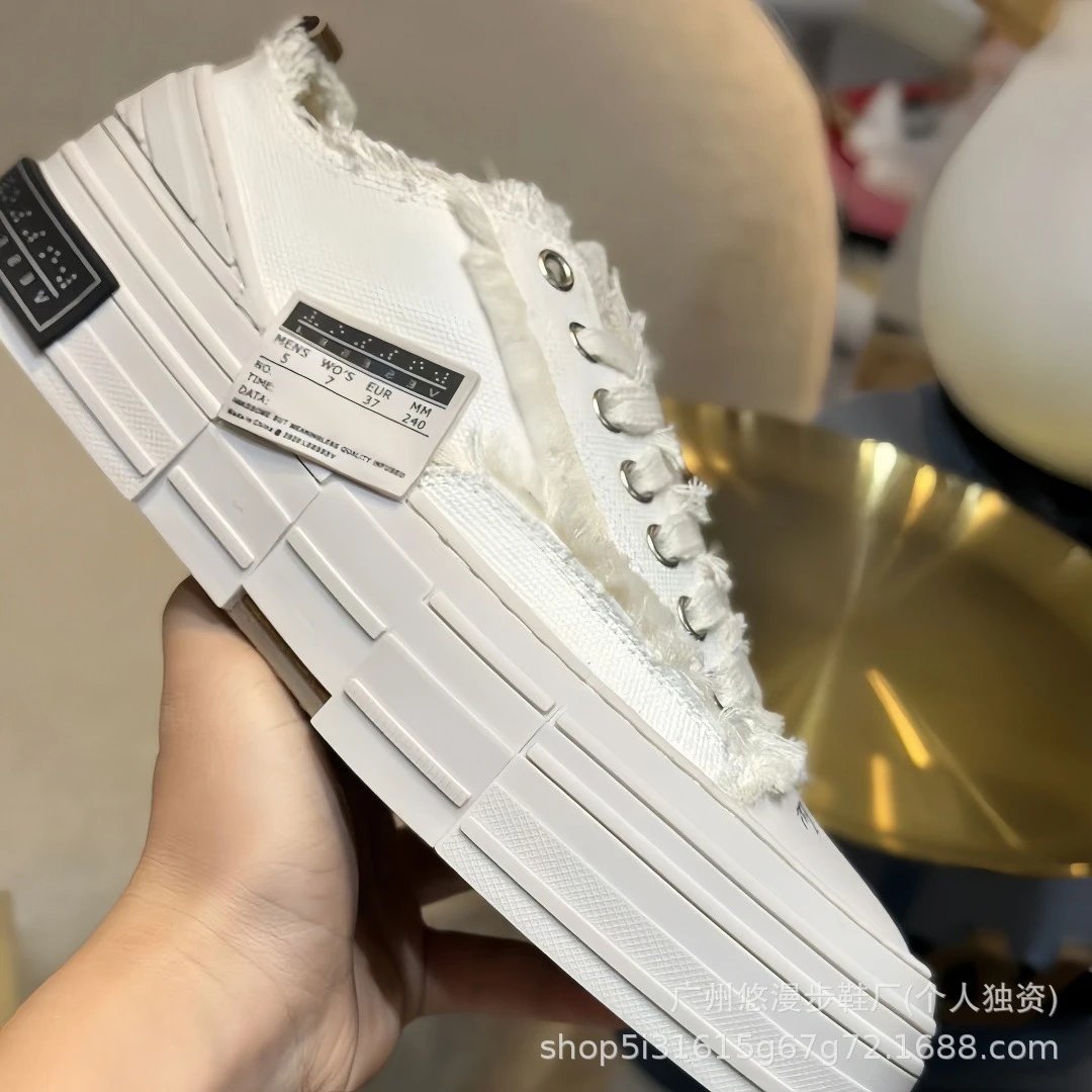 Maison Margiela Tabi Split-Toe Platform Sneakers White