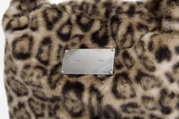Imposter London Leopard Faux Fur Hobo Bag - 4