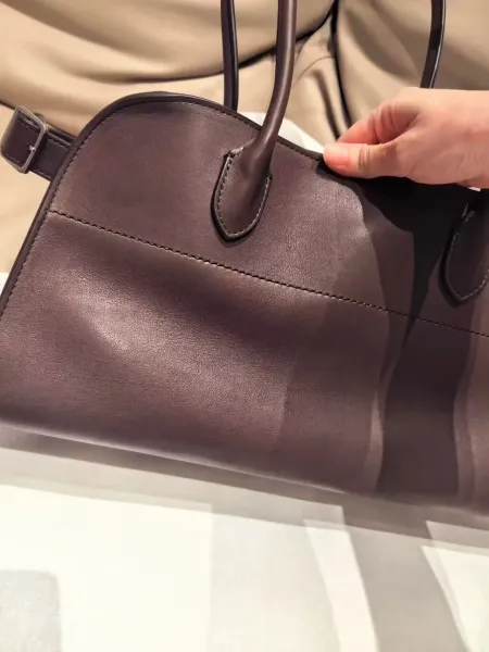 Design Arch-Shape Handbag Dark Chocolate Handbags - 23