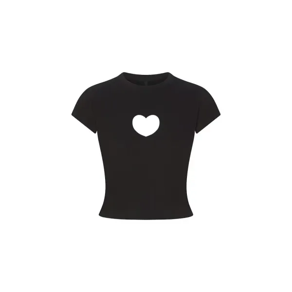 Saint Tears Cut-Out Shorts Black - 4