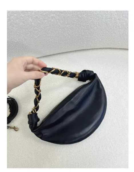 Saint Tears Knotted Chain Saddle Bag Black - 15