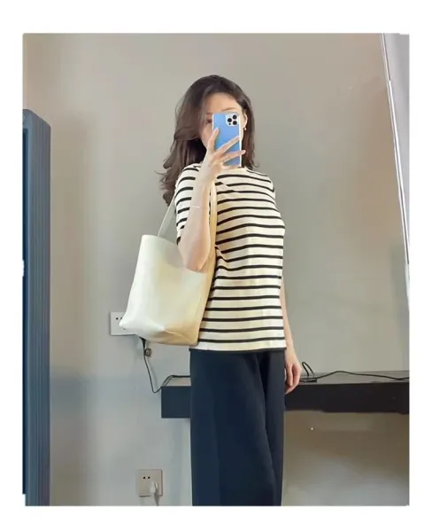 Minimalist Suede Hobo Bag in Cognac - 11
