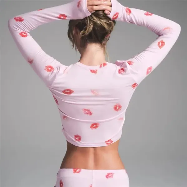 GRA Printed Cami Set Pink - 3
