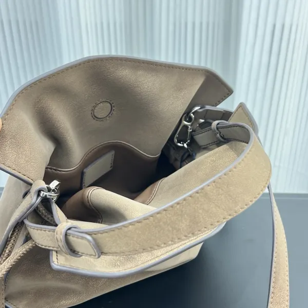 Bottega Veneta The Pouch Taupe Leather Hobo Bag - 12