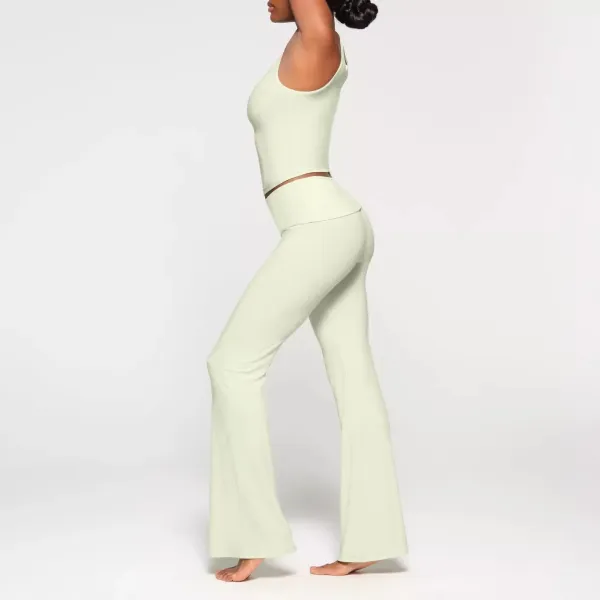 Design Wide-Leg Knit Pants Gray - 4
