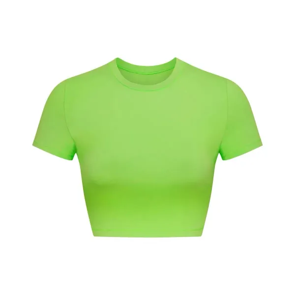 Design Cropped Performance Tee Pink - 4