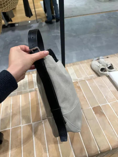 Stone Island Canvas Bucket Bag Beige Shoulder Bag - 16