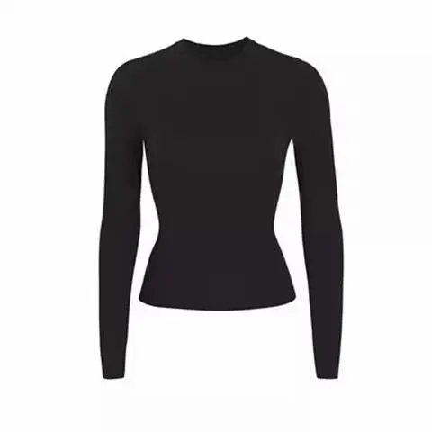 Design Long Sleeve Base-Layer Top Gray - 11
