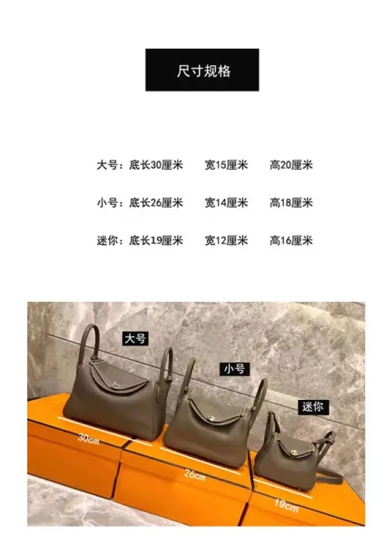 Hermès Lindy Bag Black Togo Leather Shoulder Bag - 19