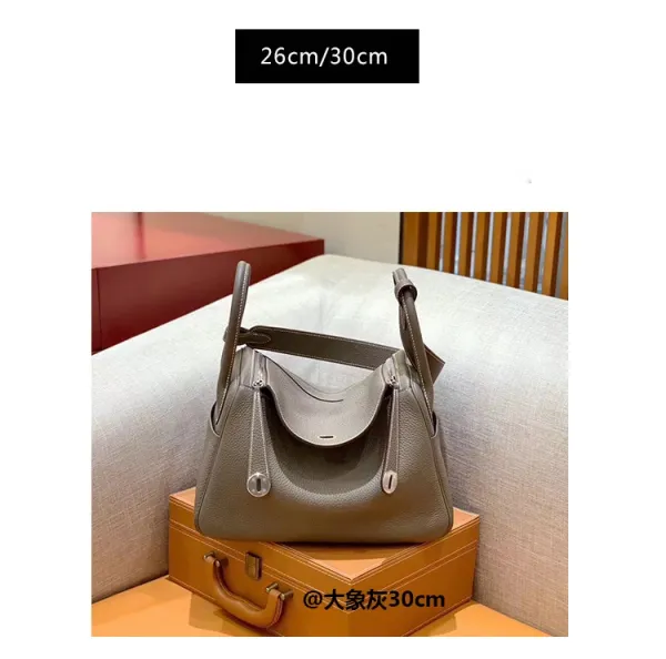 Hermès Lindy Bag Black Togo Leather Shoulder Bag - 51