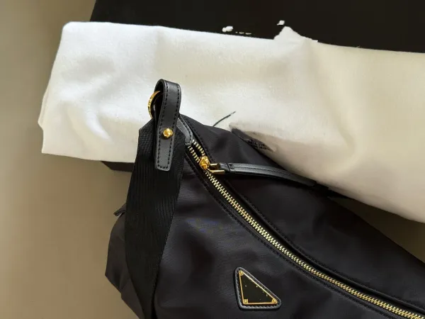 Prada Reporter Nylon Messenger Bag Navy Blue - 22