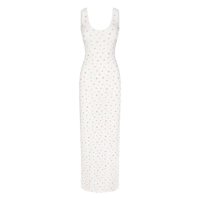 White Floral Print