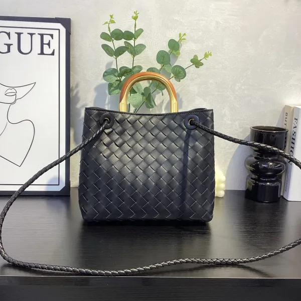 Bottega Veneta Cassette Mini Woven Tan Leather Handbag - 14