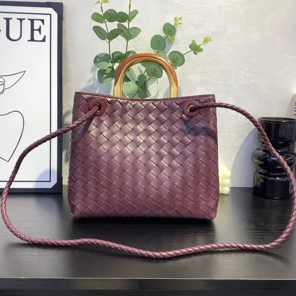Bottega Veneta Cassette Mini Woven Tan Leather Handbag - 19