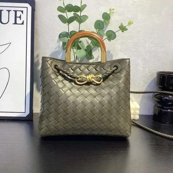 Bottega Veneta Cassette Mini Woven Tan Leather Handbag - 21