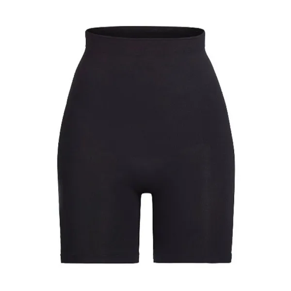 High-Waisted Seamless Bike Shorts Brown Activewear - 8