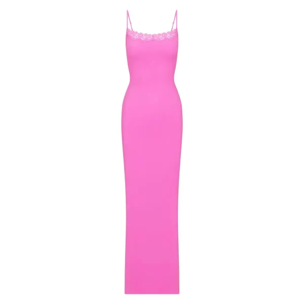 Saint Tears Lace-Trimmed Slip Dress in Powder Blue - 13