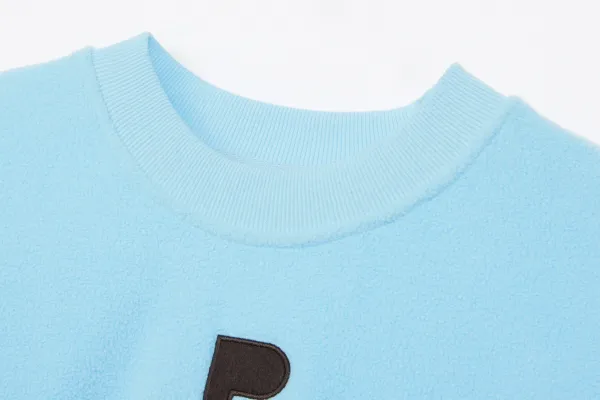 Rest & Recreation Logo Crewneck Sweatshirt Light Blue - 26