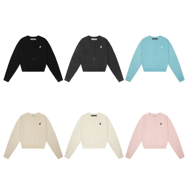Rear & Regrettable Cropped Cardigan in Sky Blue - 16