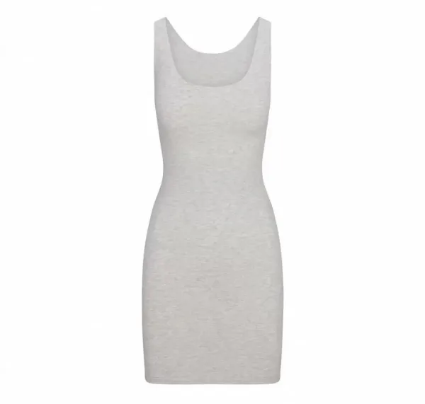 Saint Tears Ribbed Knit Mini Dress White - 7