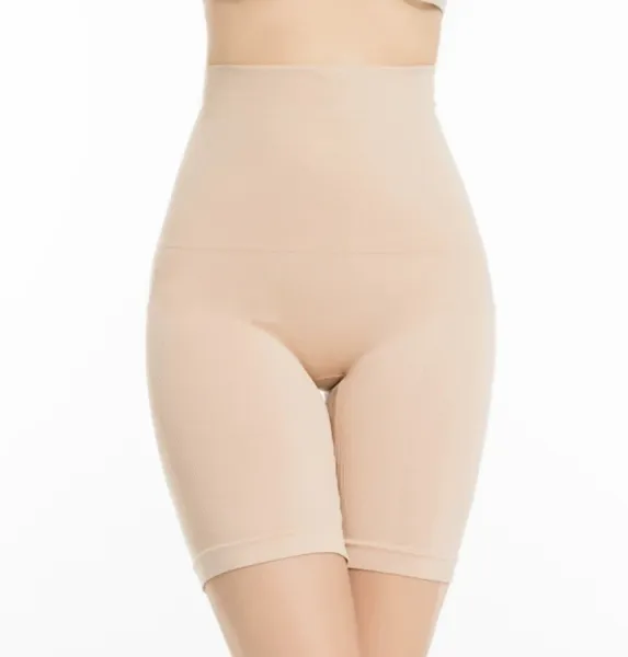 High-Waisted Seamless Bike Shorts Brown Activewear - 7