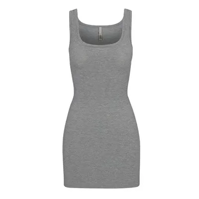 Basic Gray Racerback Tank Top - 15