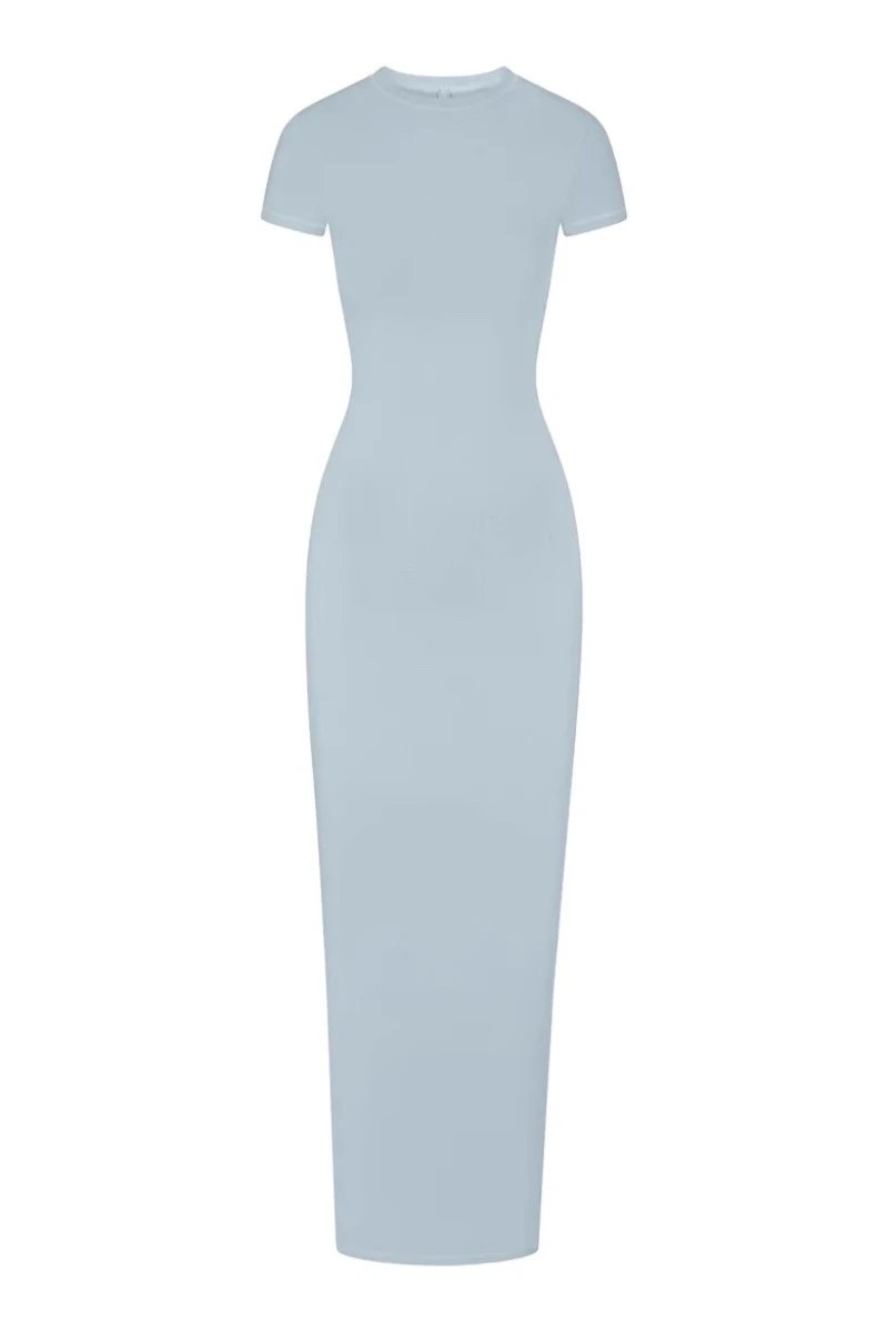 Saint Tears Minimalist Midi Dress Gray - 11