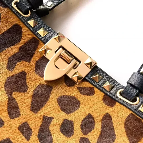 Valentino Rockstud Leopard Print Mini Shoulder Bag - 7