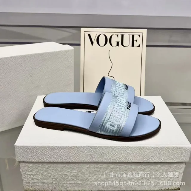 Dior Sandals Logo Strap Flat Slide product detail image 15