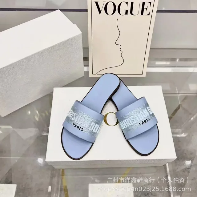 Dior Sandals Logo Strap Flat Slide product detail image 13
