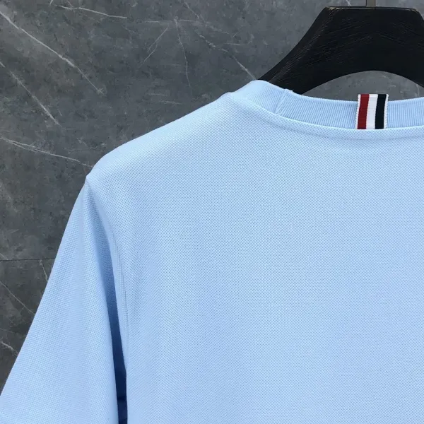 Thom Browne Classic Four-Bar Stripe White T-Shirt - 17