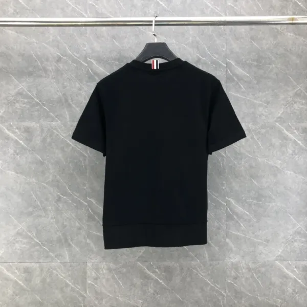 Thom Browne Classic Four-Bar Stripe White T-Shirt - 23