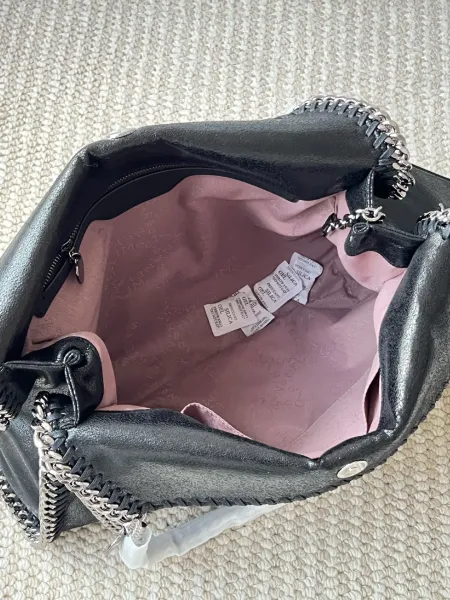 Stella McCartney Falabella Star Studded Black Chain Shoulder Bag - 8