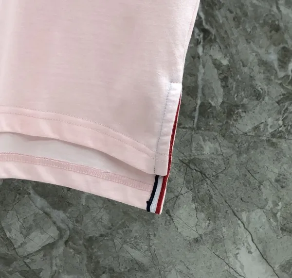 Thom Browne Pink Dog Embroidered T-Shirt - 32