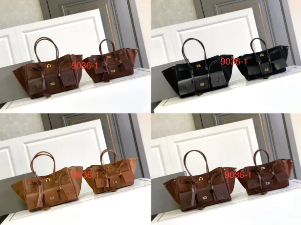 Celine Triomphe Tote Black Handbag - 3