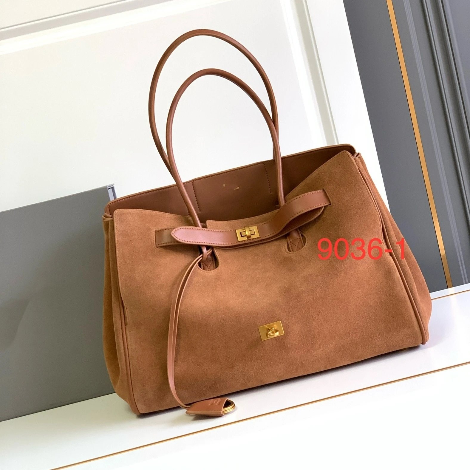 Celine Triomphe Tote Black Handbag - 6
