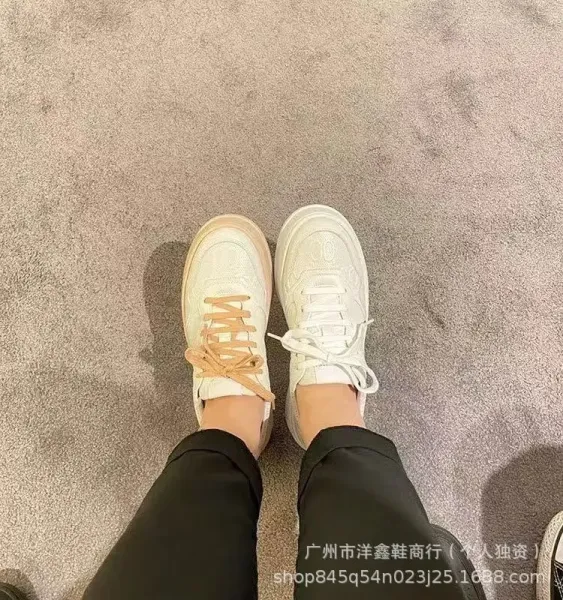 Off-White x Nike Air Force 1 Low Blue and White Chunky Sneakers - 2