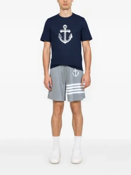 Off-White Anchor Print Black T-Shirt - 5