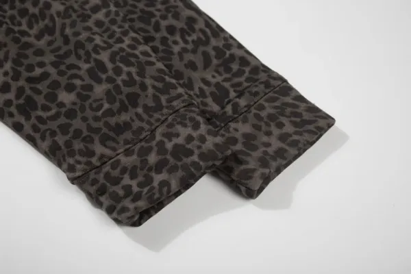Gallery Dept. Leopard Print Zip-Up Hoodie - 9