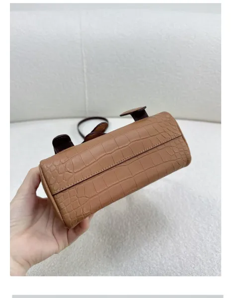 Hermès Mini Kelly Pochette Crocodile Black Handbag - 44