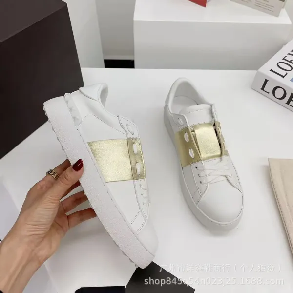 Valentino Rockstud Spike Black Leather Sneakers - 13