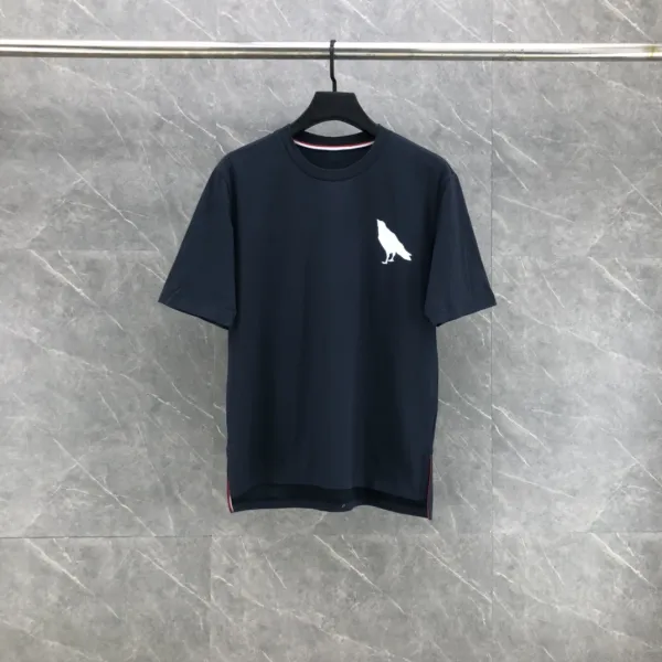 Thom Browne Raven Logo White T-Shirt - 21