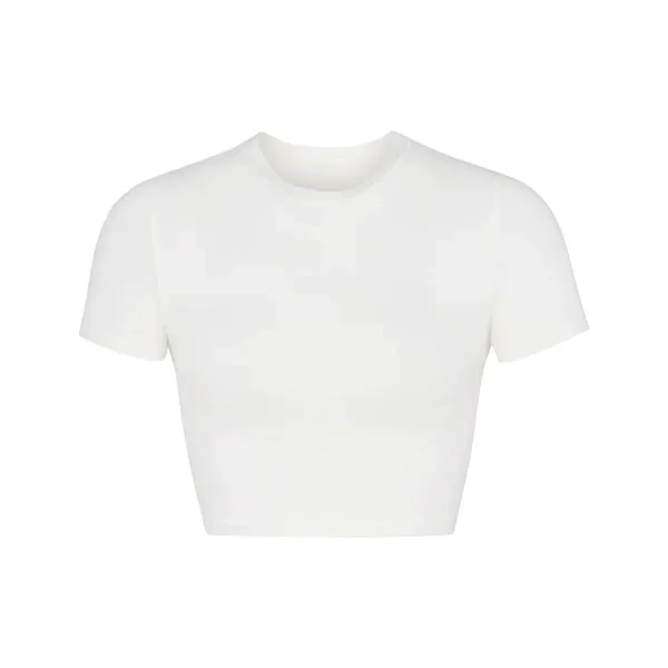 Design Cropped Performance Tee Pink - 7