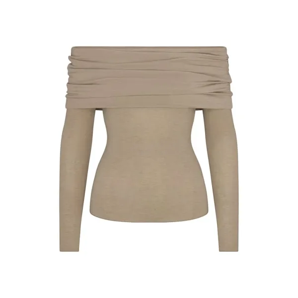 Design Beige Maxi Skirt - 16